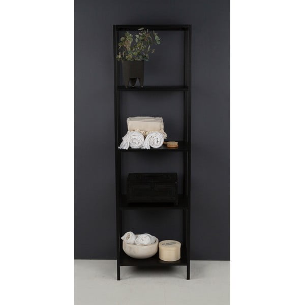 Czarny metalowy regał Canett Lite, wys. 175 cm-image-1