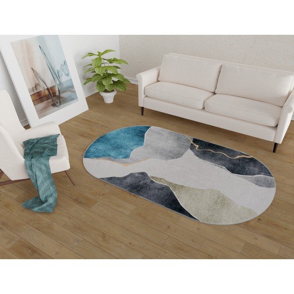 Dywan odpowiedni do prania 60x100 cm Oval – Vitaus-image-1