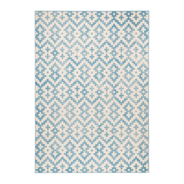 Niebiesko-biały dywan Hans Home Kramla, 70x140 cm