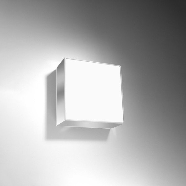 Szara lampa sufitowa 25x25 cm Mitra – Sollux-image-2