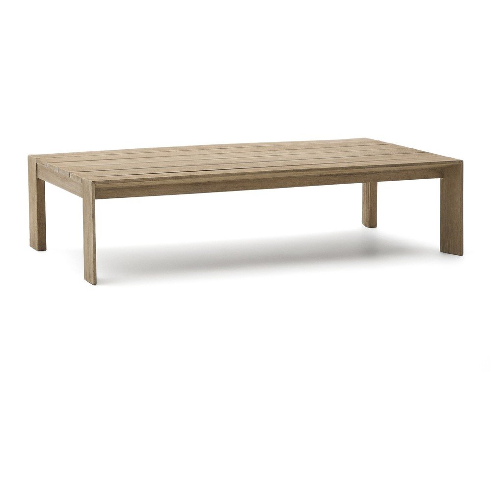 Stolik ogrodowy z litego drewna akacjowego 82,5x140 cm Ambra – Kave Home
