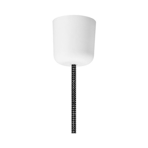Srebrna lampa wisząca z białą puszką sufitową Sotto Luce MYOO-image-2