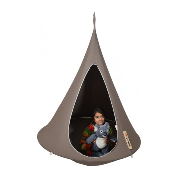 Brązowy namiot wiszący dla dzieci Cacoon Bonsai