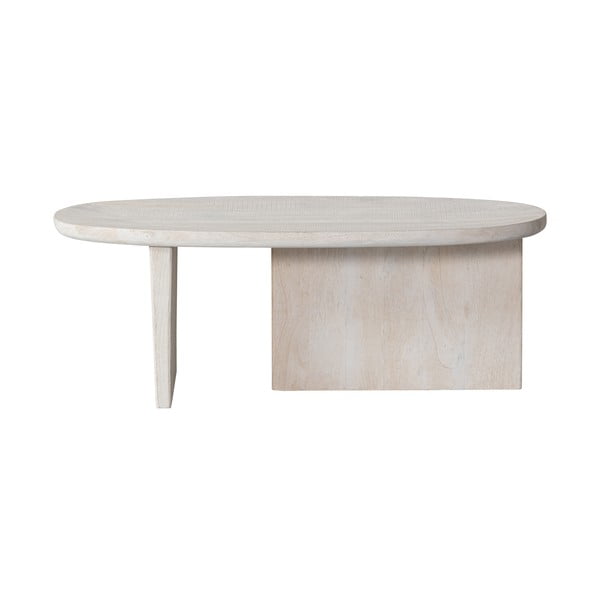 Stolik z litego drewna mango w naturalnym kolorze 110x60 cm Seam – WOOOD-image-2