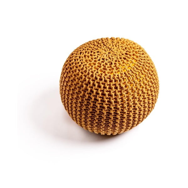 Musztardowy puf Bonami Essentials Jagger-image-1