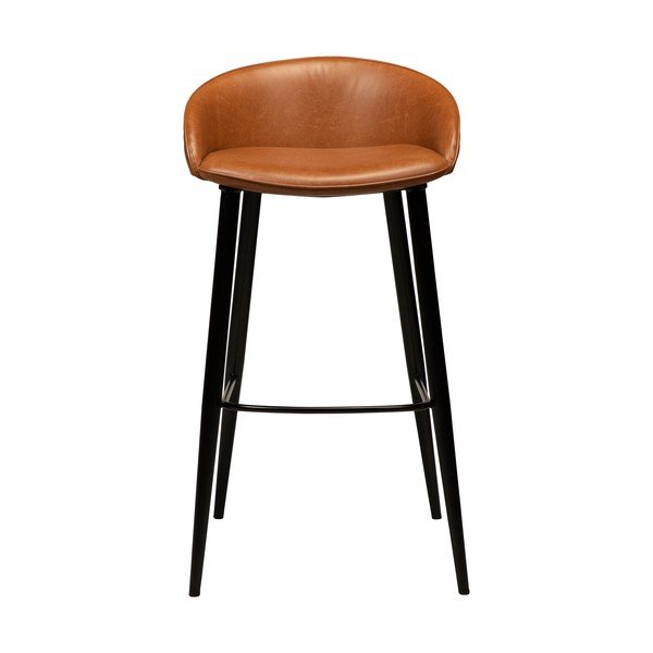 Brązowy hoker z imitacji skóry DAN-FORM Denmark Dual. wys. 91 cm-image-1
