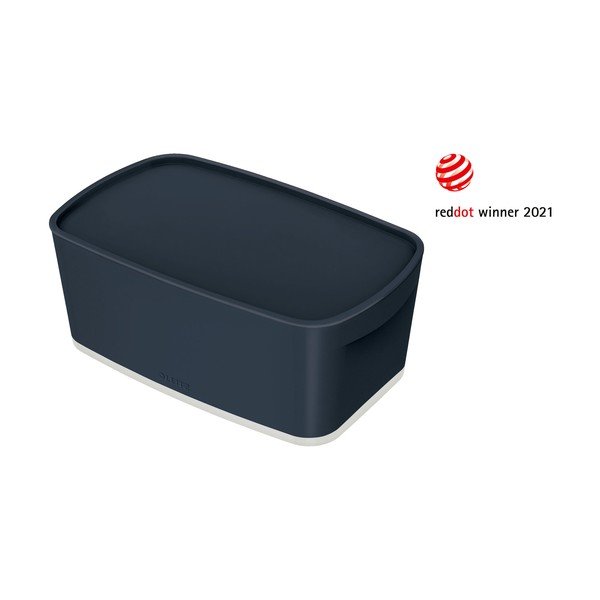 Szary pojemnik z pokrywką Leitz Cosy, poj. 5 l-image-2