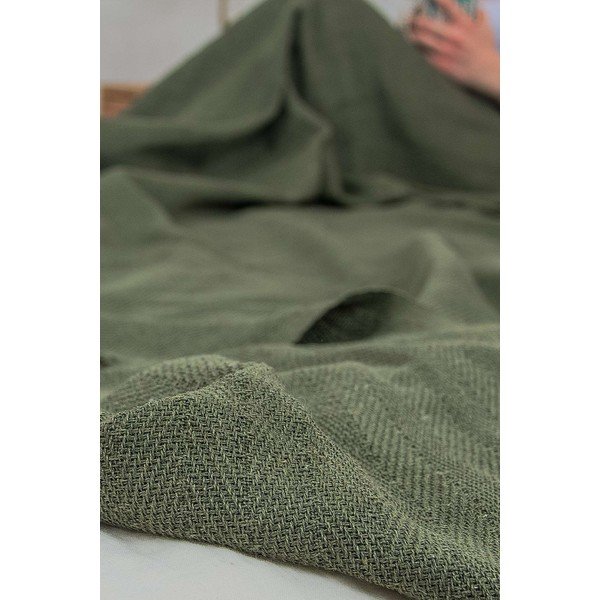Narzuta w kolorze khaki 240x220 cm Marla  – Mijolnir-image-2