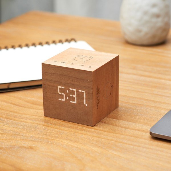 Budzik cyfrowy Cube Plus – Gingko-image-1