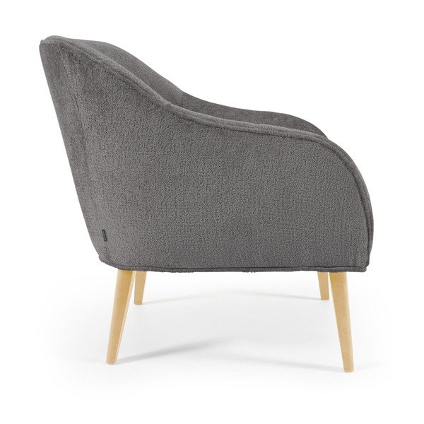 Szary fotel Bobly − Kave Home-image-3
