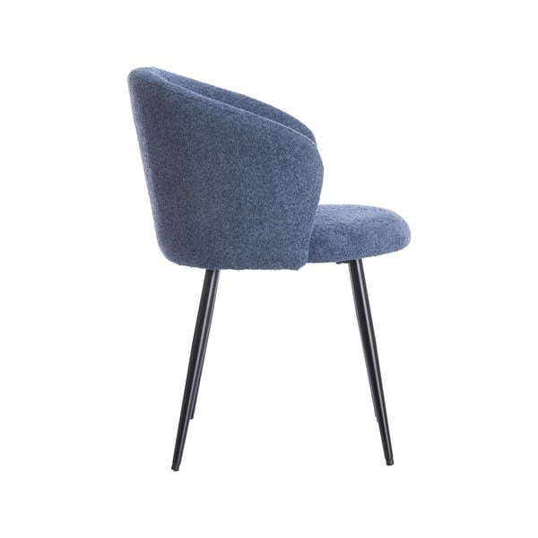 Niebieskie metalowe fotele jadalniane zestaw 2 szt. Radaja – Light & Living-image-3