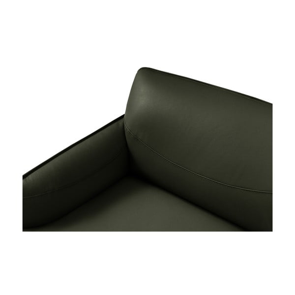 Zielona skórzana sofa Windsor & Co Sofas Neso, 175x90 cm-image-1