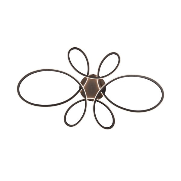 Czarna lampa sufitowa LED 45.5x83 cm Fly – Trio-image-2