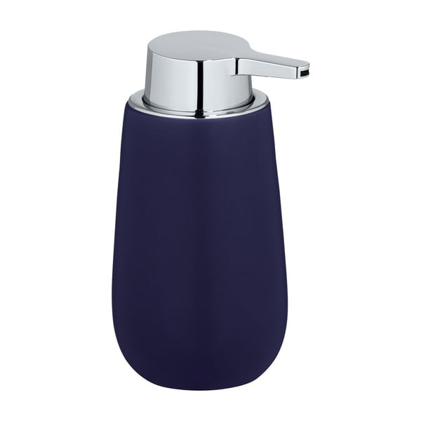 Ciemnoniebieski ceramiczny dozownik do mydła Wenko Badi-image-1
