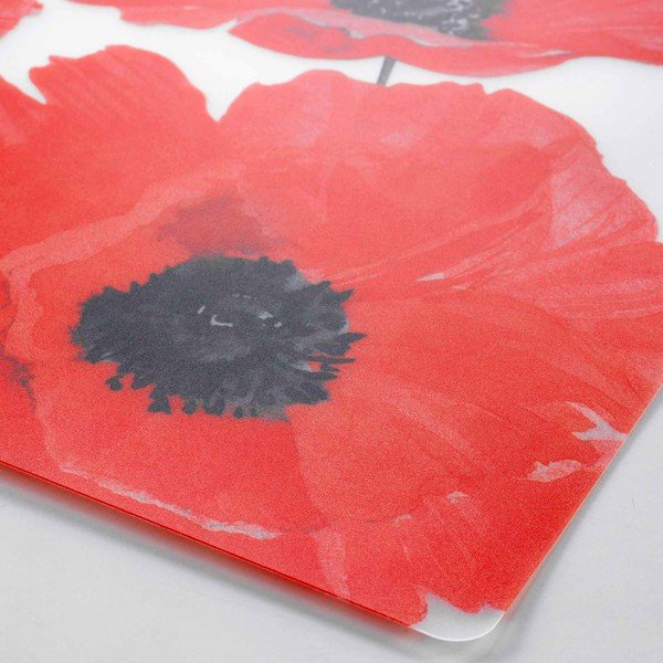 Mata stołowa 28.5x44 cm Red flower – douceur d'intérieur-image-1