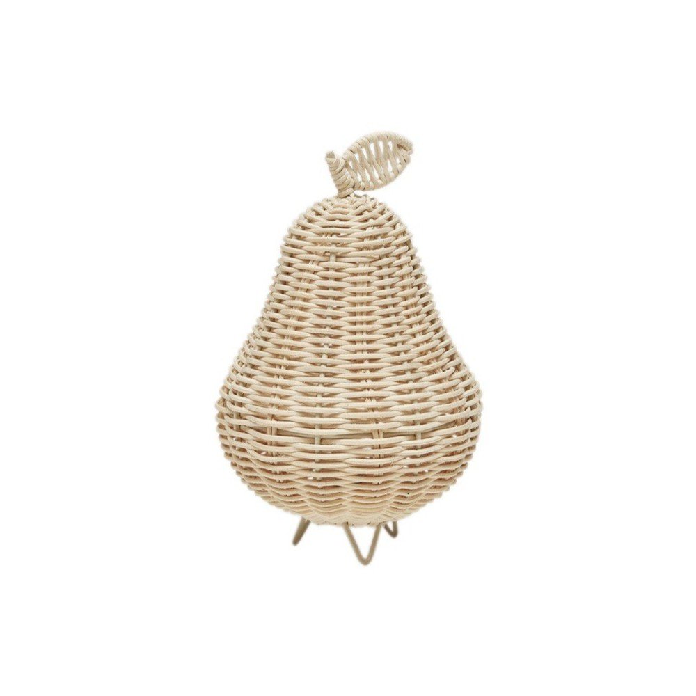 Dziecięca lampka nocna w naturalnym kolorze ø 12 cm Pear – OYOY Mini