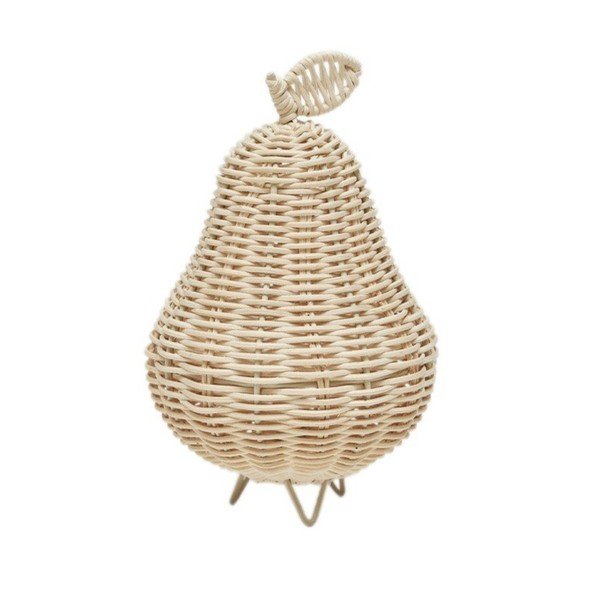 Dziecięca lampka nocna w naturalnym kolorze ø 12 cm Pear – OYOY Mini