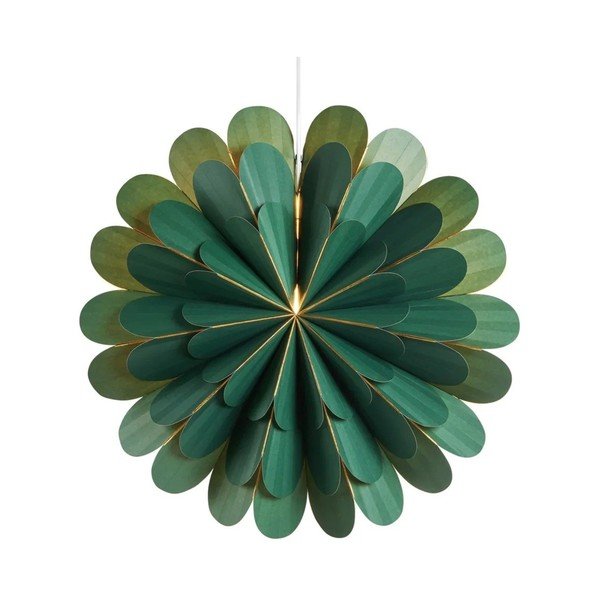 Zielona dekoracja świetlna ze świątecznym motywem ø 45 cm Marigold – Markslöjd