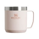Jasnoróżowy kubek termiczny ze stali nierdzewnej 350 ml Stay-Hot Camp Mug Rose Quartz – Stanley