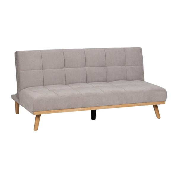 Jasnoszara rozkładana sofa  z tkaniny szenilowej 178 cm – Ixia-image-2