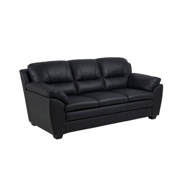 Czarna 3-osobowa sofa Actona Ziva