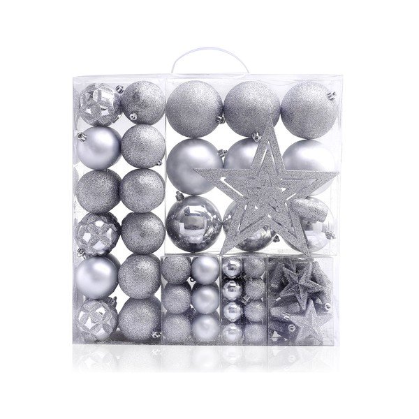 Zestaw 100 ozdób świątecznych DecoKing Star-image-2