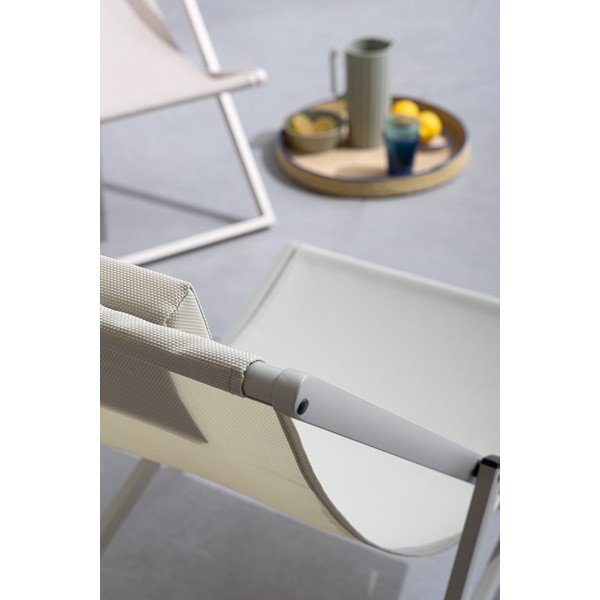 Szarobrązowy metalowy leżak ogrodowy Taylor – Bizzotto-image-4