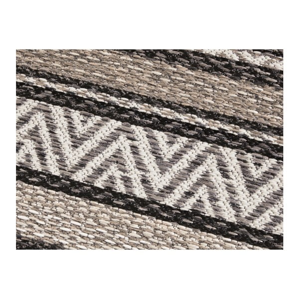 Czarno-brązowy dywan odpowiedni na zewnątrz Elle Decoration Bloom Rodez, 80x150 cm-image-3