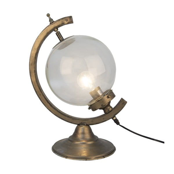 Lampa stołowa w kształcie globusa Clayre & Eef Lissie