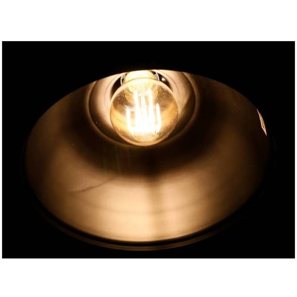 Czarna lampa wisząca z metalowym kloszem Reno – Candellux Lighting-image-4