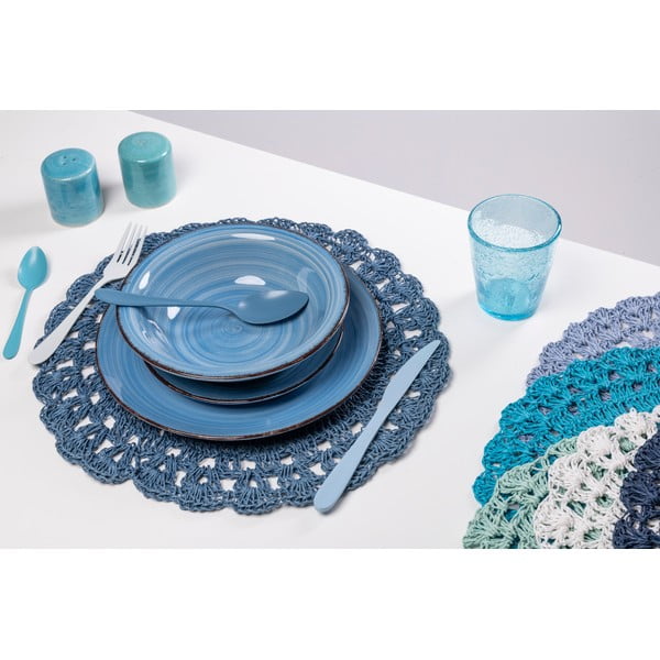 Plastikowe maty stołowe zestaw 6 szt. ø 38 cm Uncinetto – VDE Tivoli 1996-image-1