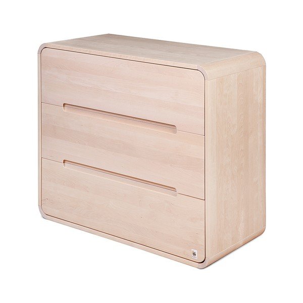 Komoda drewniana z 3 szufladami i zdejmowanym przeiwjakiem YappyKids Owl-image-3