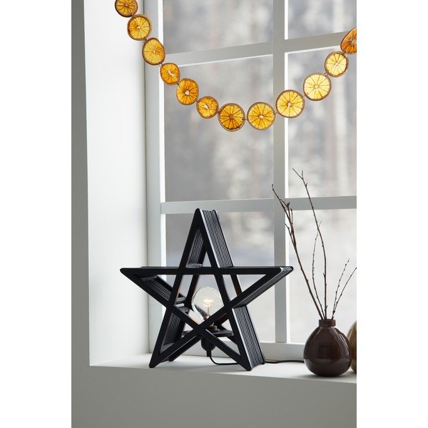 Czarna świąteczna dekoracja świetlna Bamboo – Markslöjd-image-2