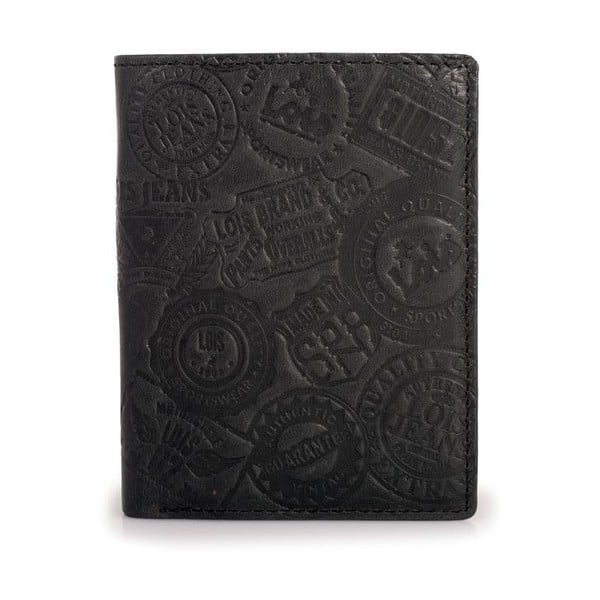 Skórzany portfel męski LOIS no. 780, czarny