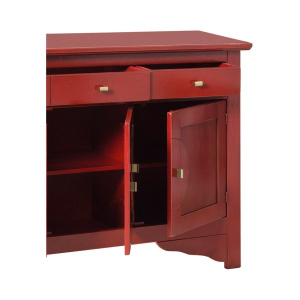 Czerwona komoda Evergreen House Credenza-image-3
