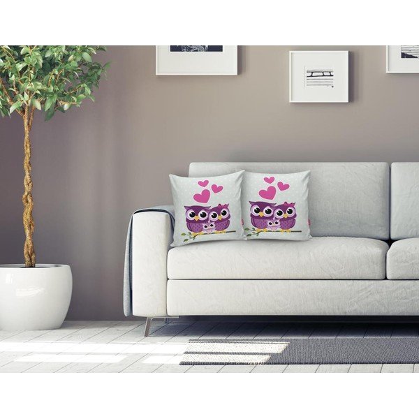 Dziecięca poszewka na poduszkę 43x43 cm Owls – Mila Home-image-1