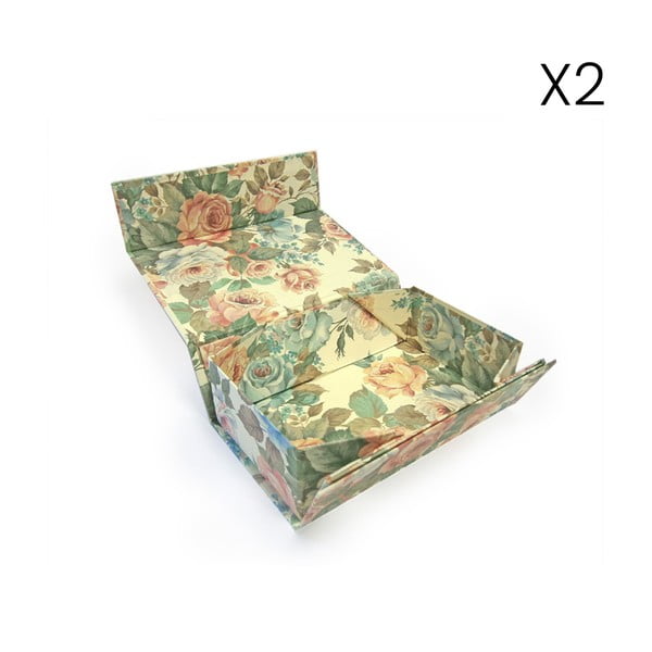 Pudełka prezentowe zestaw 2 szt. 12x20 cm Lady Rose – Kartos-image-1