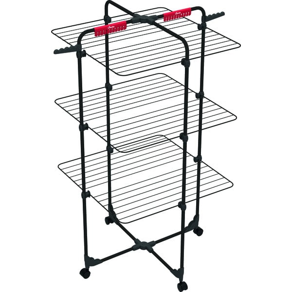 Czarna suszarka na pranie 30 m Mixer 3 – Vileda