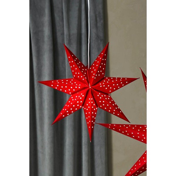 Czerwona świąteczna dekoracja świetlna wisząca na baterie ø 45 cm Blink – Markslöjd-image-2