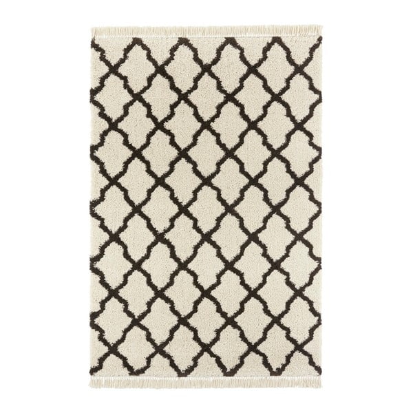 Kremowo-czarny dywan Mint Rugs Marino, 160x230 cm