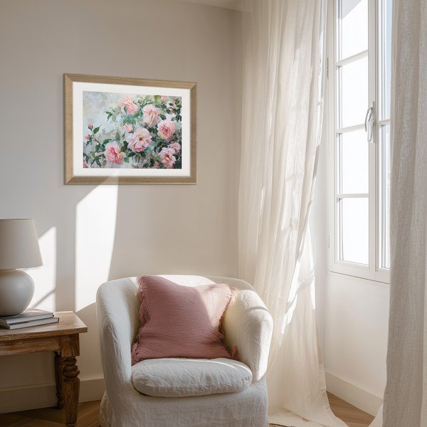 Obraz drukowany z ramą w zestawie 75x56 cm Blooming Roses – Styler-image-2
