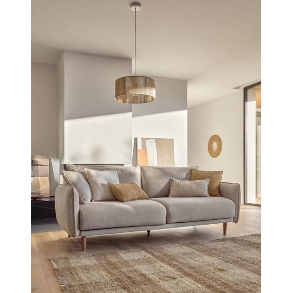 Naturalny abażur ø 47 cm Crista – Kave Home-image-1