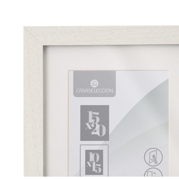 Biała ramka stojąca/ścienna 17,5x22,5 cm Sencillo – Casa Selección-image-3