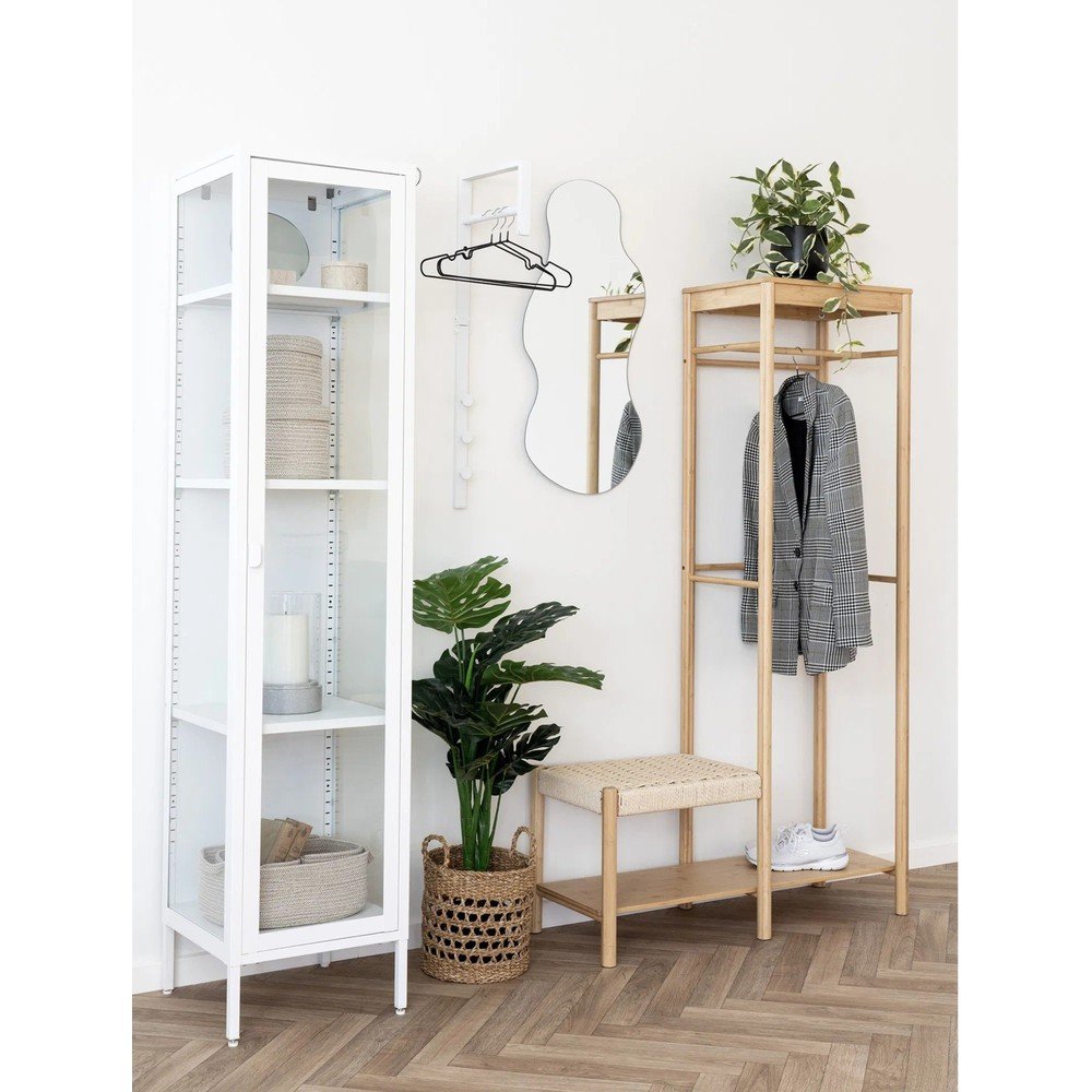Biała metalowa witryna 40x180 cm Brisbane – House Nordic (zdjęcie 5)