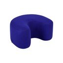 Niebieski wełniany puf Ü – noo.ma