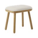 Biało-naturalny stołek Paff Tall – UMAGE