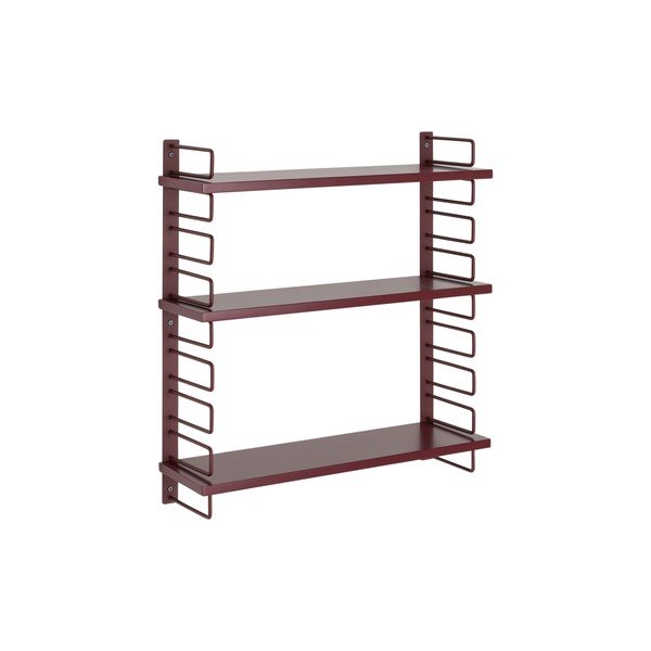 Czerwona wielopoziomowa metalowa półka 54 cm Iseo – Ellos Home