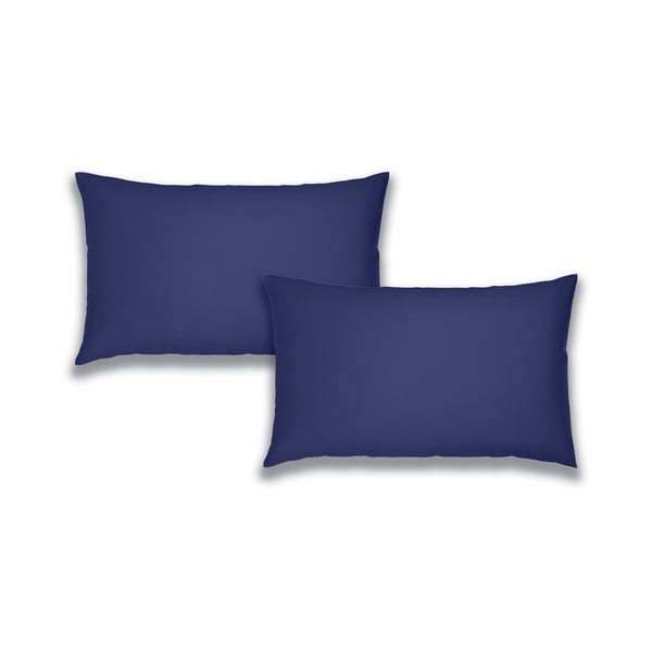 Poszewki na poduszki z perkalu bawełnianego zestaw 2 szt. 50x75 cm Cotton Percale – Bianca