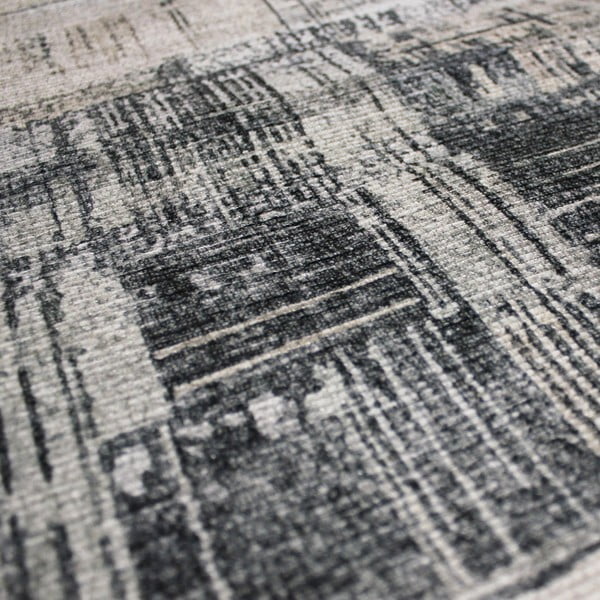Szary chodnik odpowiedni do prania 60x230 cm Silas Abstract – Flair Rugs-image-3