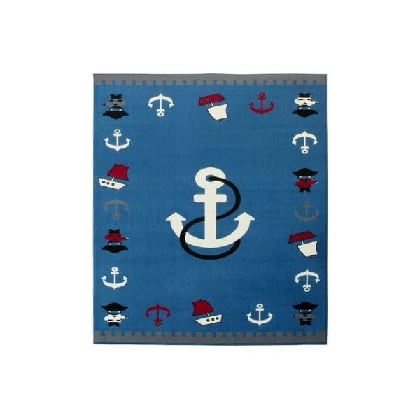 Niebieski dywan dziecięcy Hanse Home Anchor, 140x200 cm